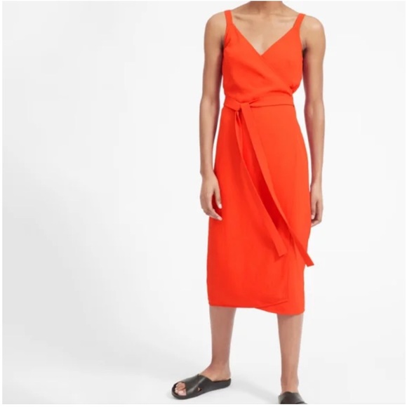 Everlane Japanese Go Weave Midi Wrap Dress - Picture 6 of 14